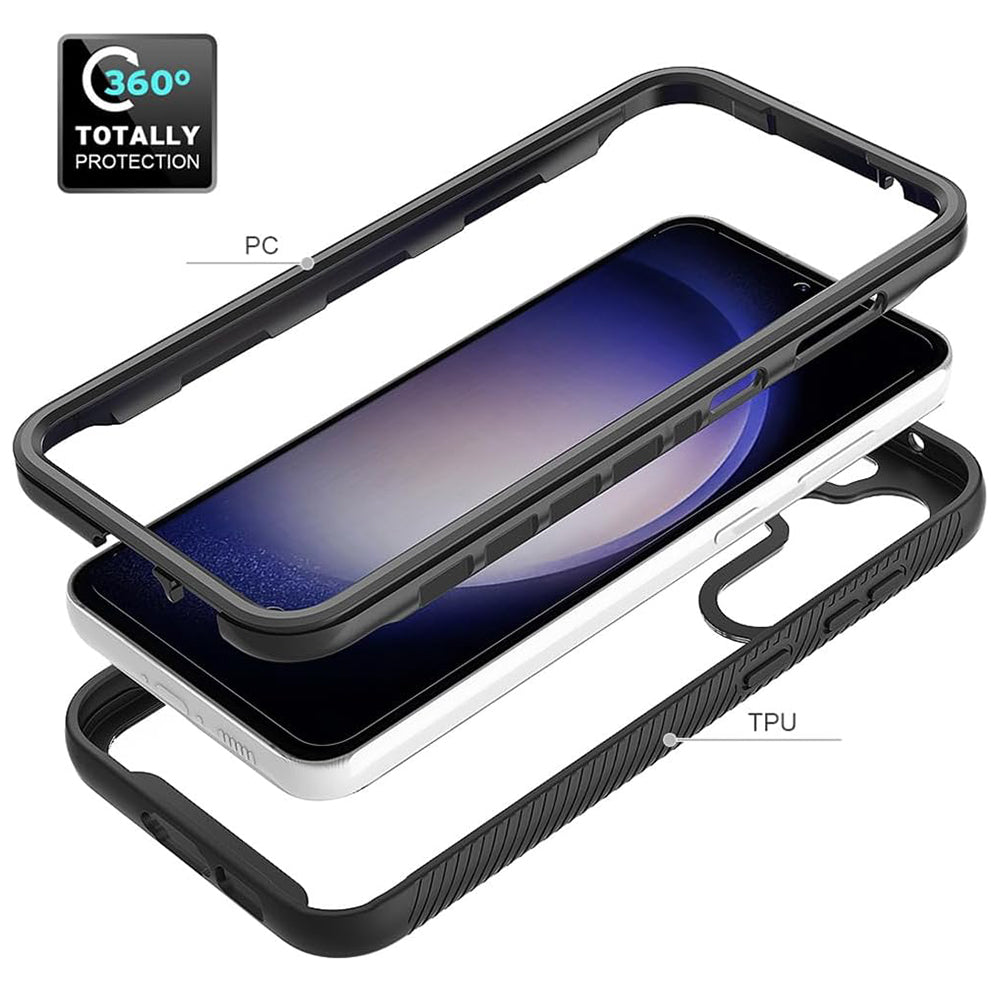 Fodral för Samsung Galaxy S23 FE S711, Techsuit, Defense360 Pro, Svart