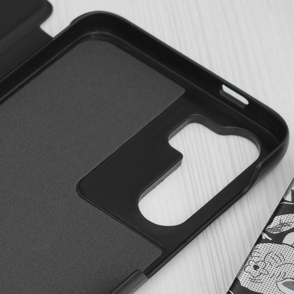 Fodral för Samsung Galaxy S23 FE S711, Techsuit, eFold, Svart