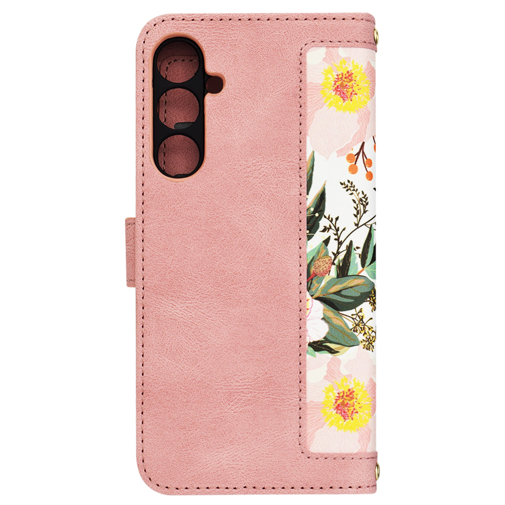 Fodral för Samsung Galaxy S23 FE S711, Techsuit, FlipCraft, Rosa