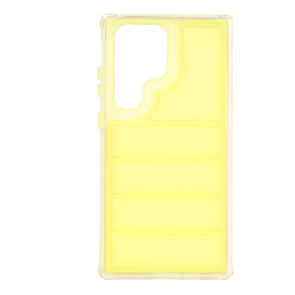 Fodral för Samsung Galaxy S23 FE S711, Techsuit, Wave Shield, Gul