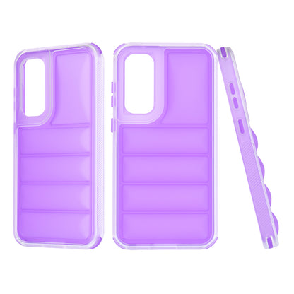 Fodral för Samsung Galaxy S23 FE S711, Techsuit, Wave Shield, Lila