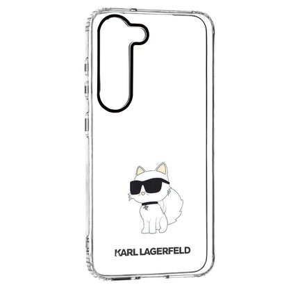 Skal för Samsung Galaxy S23 S911, Karl Lagerfeld, Ikonik Choupette, Transparent