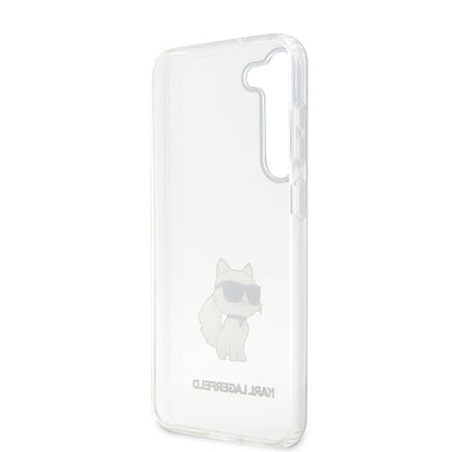 Skal för Samsung Galaxy S23 S911, Karl Lagerfeld, Ikonik Choupette, Transparent