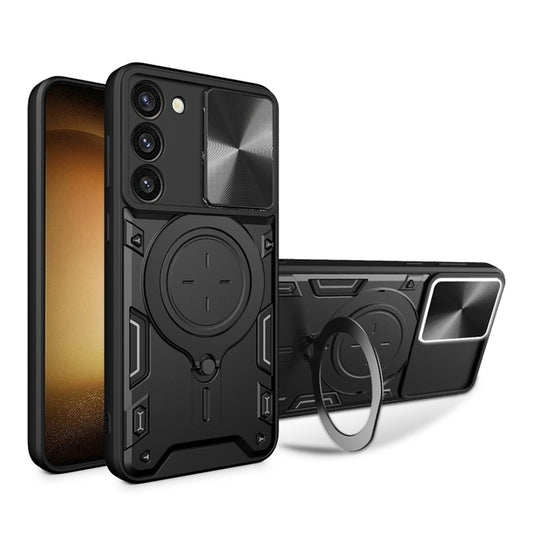 Fodral för Samsung Galaxy S23 S911, Techsuit, CamGuard Pro, Svart
