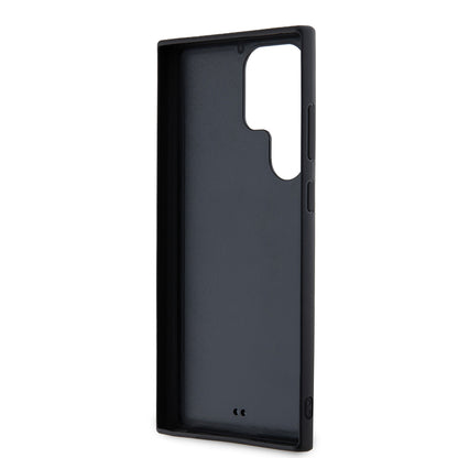 Fodral för Samsung Galaxy S23 Ultra S918, Karl Lagerfeld, 3D Rubber Glitter Logo, Svart