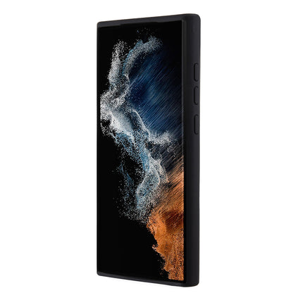 Fodral för Samsung Galaxy S23 Ultra S918, Karl Lagerfeld, Silicone Ikonik Karl Metal, Svart