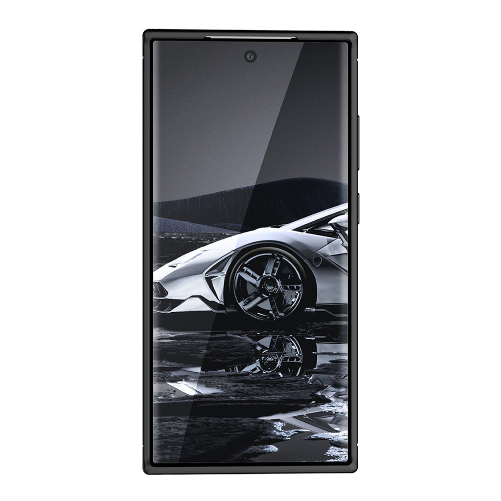 Fodral för Samsung Galaxy S23 Ultra S918, Techsuit, CarbonFiber, Svart