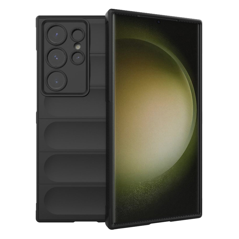 Fodral för Samsung Galaxy S23 Ultra S918, Techsuit, Magic Shield, Svart