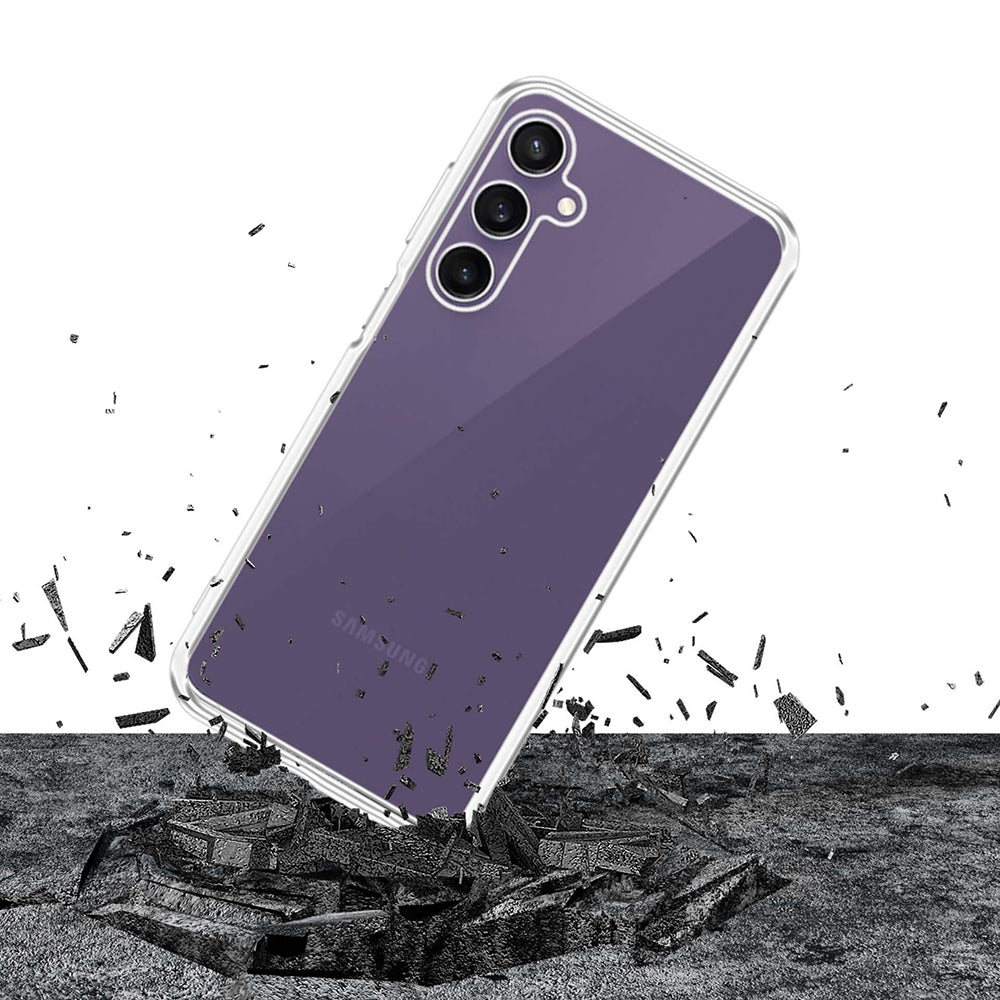 Case for Samsung Galaxy S24 FE S721, 3MK, Clear, Transparent