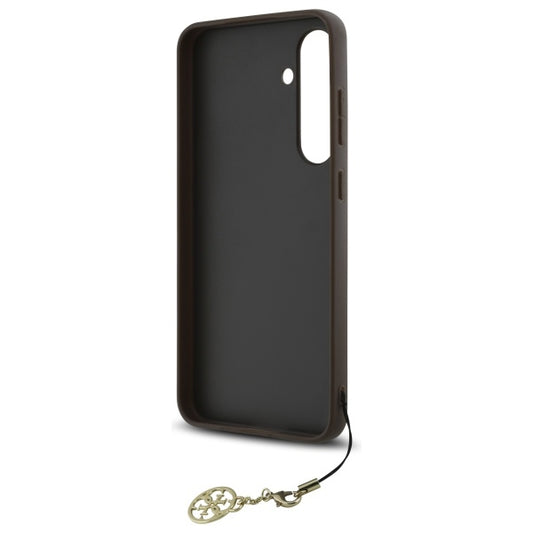 Fodral för Samsung Galaxy S24 FE S721, Guess, 4G Charm, Brun