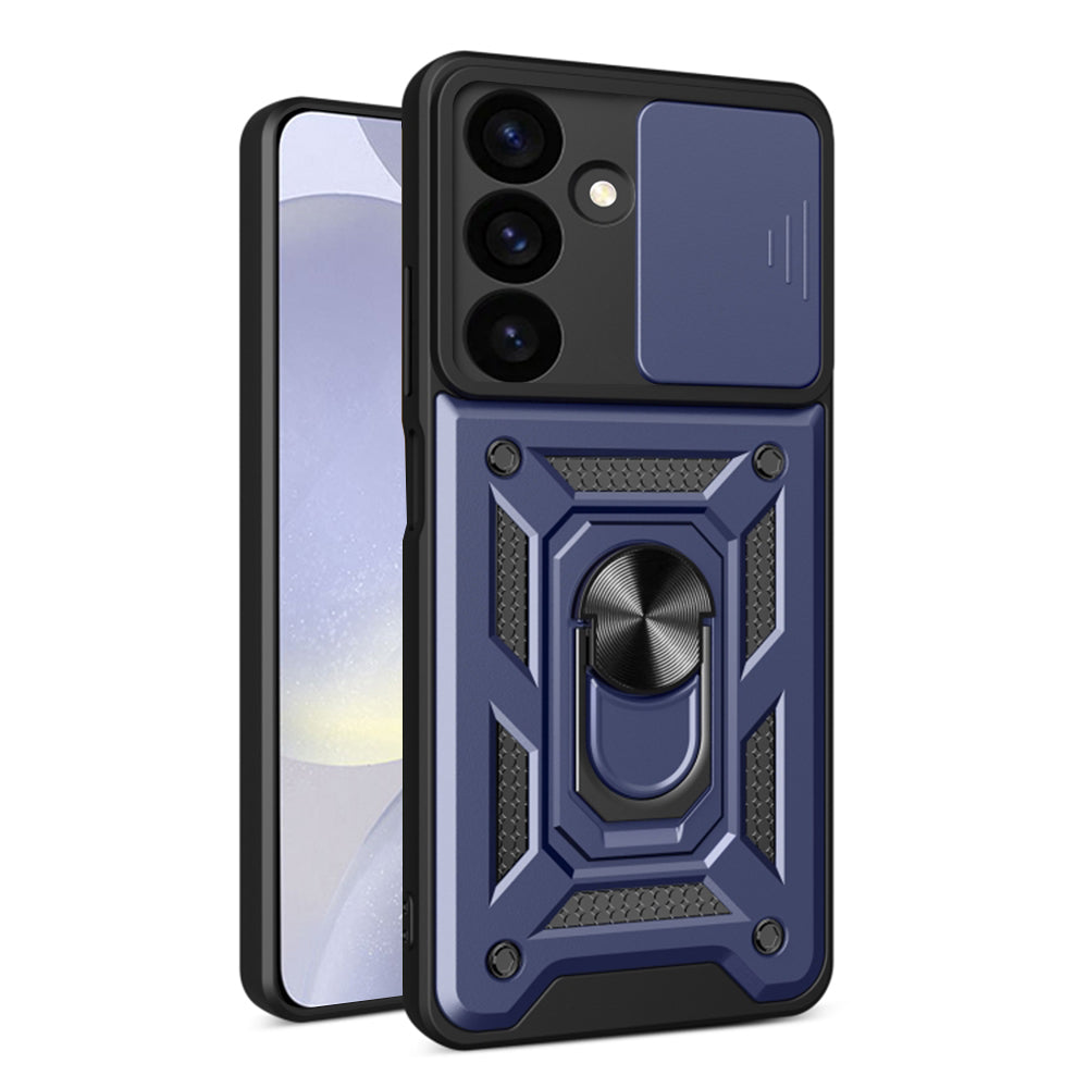 Fodral för Samsung Galaxy S24 FE S721, Techsuit, CamShield, Blå