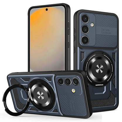 Fodral för Samsung Galaxy S24 FE S721, Techsuit, RuggedCam, Blå