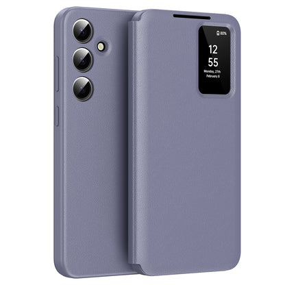Fodral för Samsung Galaxy S24 FE S721, Techsuit, SmartView, Lila