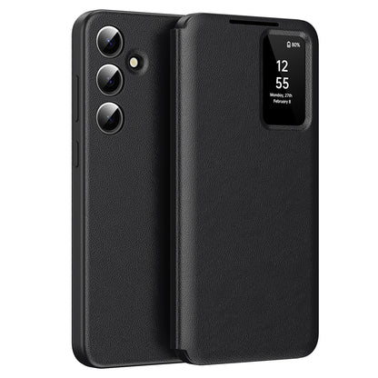 Fodral för Samsung Galaxy S24 FE S721, Techsuit, SmartView, Svart