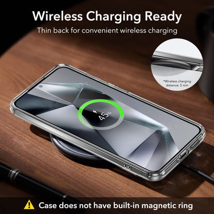 Skyddsfodral för Samsung Galaxy S24+ S926, ESR, Air Shield Boost Kickstand, Transparent