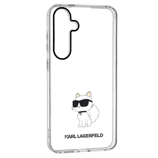 Skyddsfodral för Samsung Galaxy S24+ S926, Karl Lagerfeld, IML Luxury Choupette, Transparent