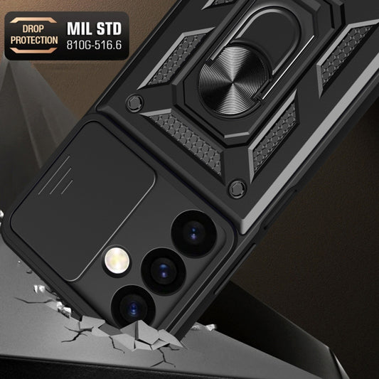 Fodral för Samsung Galaxy S24+ S926, Techsuit, CamShield, Svart