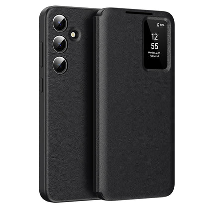 Fodral för Samsung Galaxy S24+ S926, Techsuit, SmartView, Svart