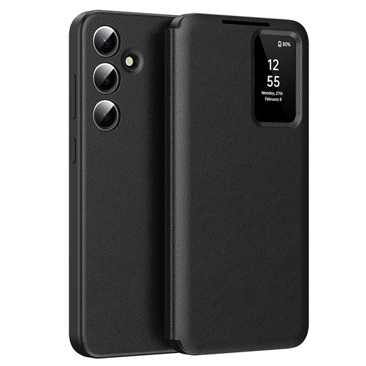Fodral för Samsung Galaxy S24+ S926, Techsuit, SmartView, Svart