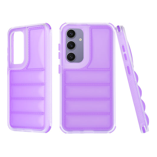 Fodral för Samsung Galaxy S24+ S926, Techsuit, Wave Shield, Lila