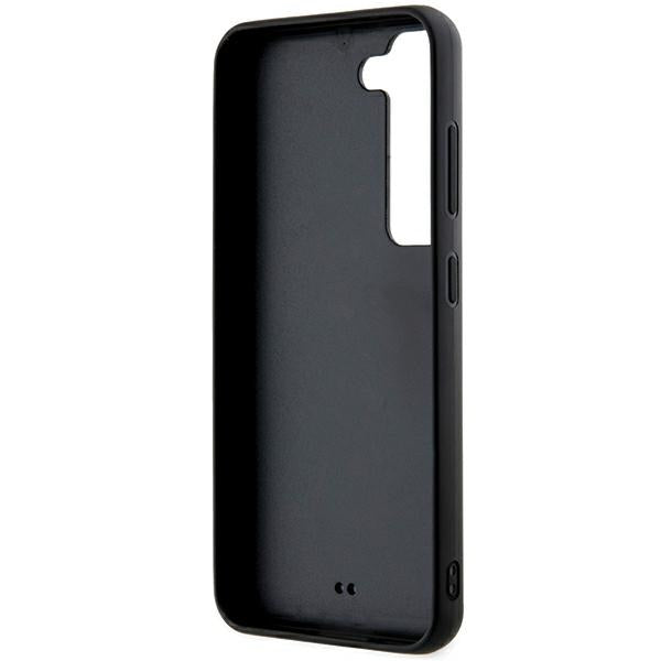 Fodral för Samsung Galaxy S24 S921, Karl Lagerfeld, 3D Rubber Glitter Logo, Svart