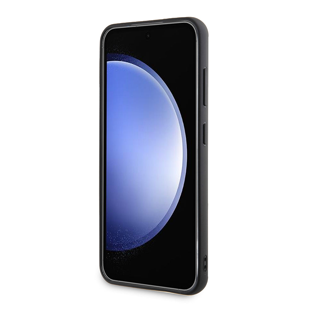 Skyddsfodral för Samsung Galaxy S24 S921, Karl Lagerfeld, 3D Rubber Ikonik Karl, Svart