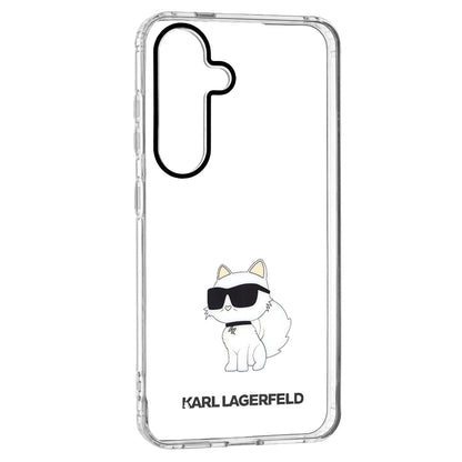 Skyddsfodral för Samsung Galaxy S24 S921, Karl Lagerfeld, IML Luxury Choupette, Transparent