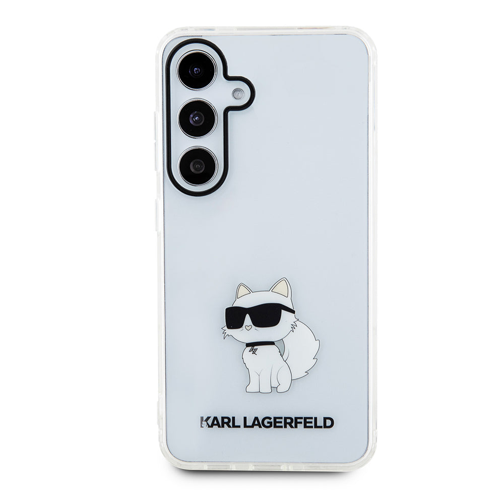 Skyddsfodral för Samsung Galaxy S24 S921, Karl Lagerfeld, IML Luxury Choupette, Transparent