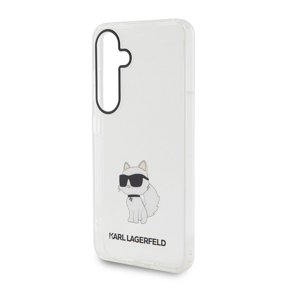 Skyddsfodral för Samsung Galaxy S24 S921, Karl Lagerfeld, IML Luxury Choupette, Transparent
