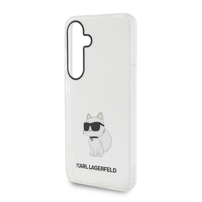 Skyddsfodral för Samsung Galaxy S24 S921, Karl Lagerfeld, IML Luxury Choupette, Transparent