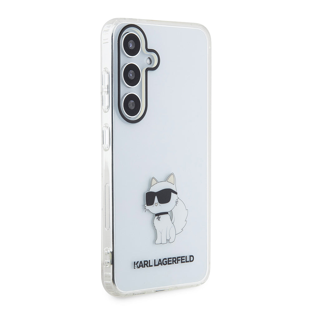 Skyddsfodral för Samsung Galaxy S24 S921, Karl Lagerfeld, IML Luxury Choupette, Transparent
