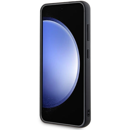 Fodral för Samsung Galaxy S24 S921, Karl Lagerfeld, Rhinestone Metal Plate, Svart