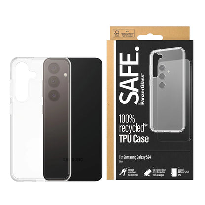 Skyddsfodral för Samsung Galaxy S24 S921, PanzerGlass, Safe., Transparent