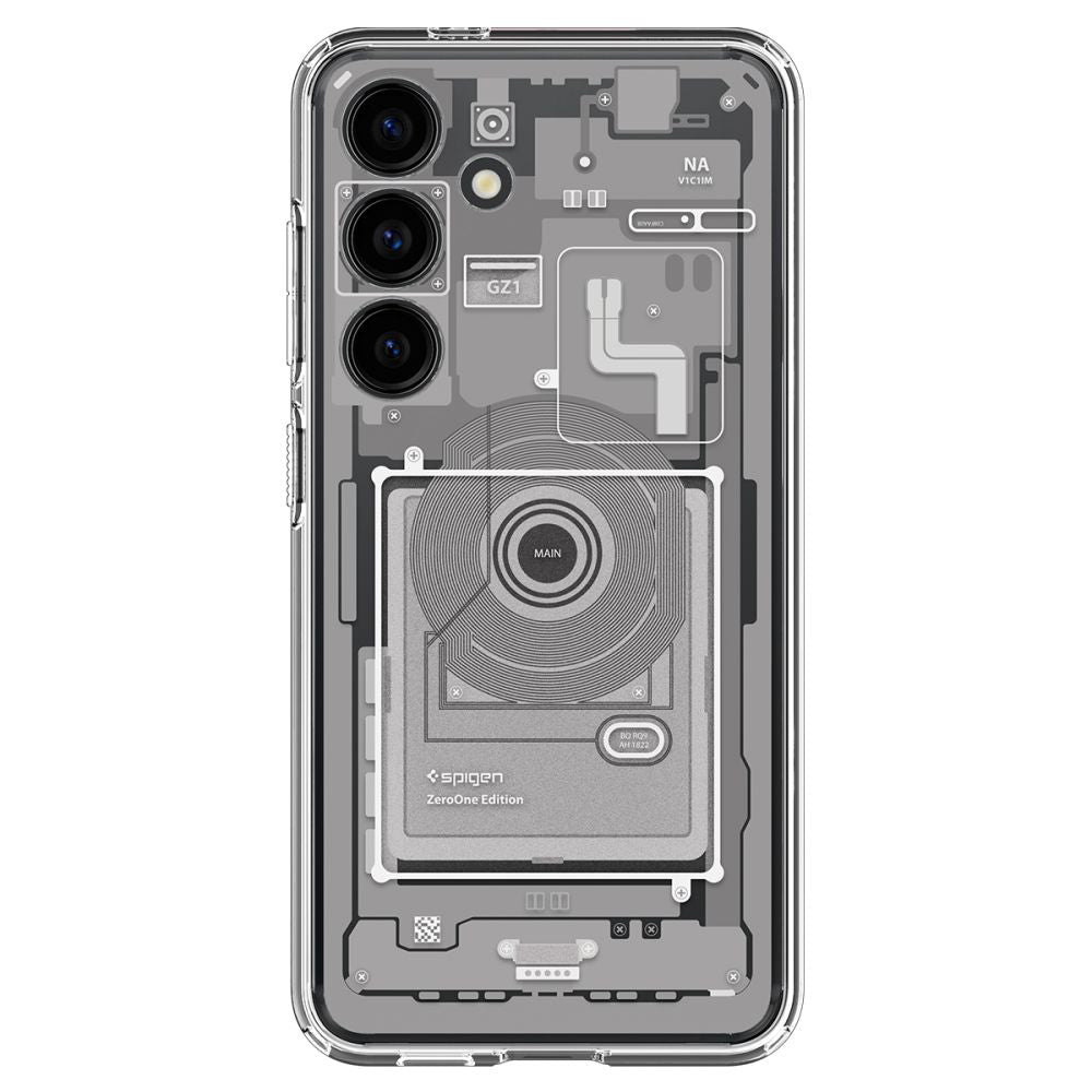 Skyddsfodral för Samsung Galaxy S24 S921, Spigen, Ultra Hybrid Zero One, Vit