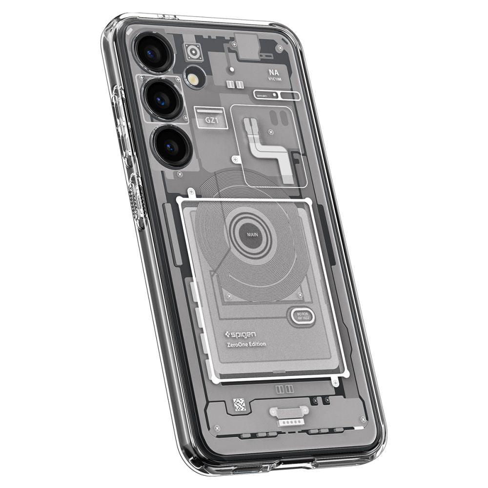 Skyddsfodral för Samsung Galaxy S24 S921, Spigen, Ultra Hybrid Zero One, Vit