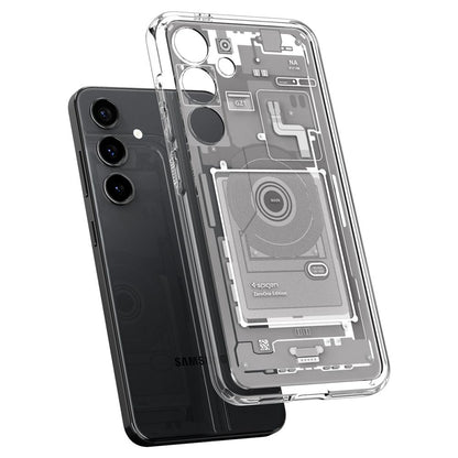 Skyddsfodral för Samsung Galaxy S24 S921, Spigen, Ultra Hybrid Zero One, Vit