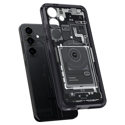 Skyddsfodral för Samsung Galaxy S24 S921, Spigen, Ultra Hybrid Zero One, Mattsvart ACS07350