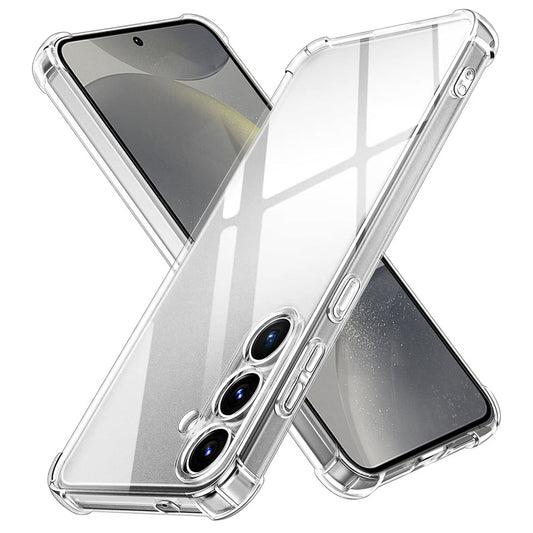 Fodral för Samsung Galaxy S24 S921, Techsuit, Stötsäker Klar, Transparent