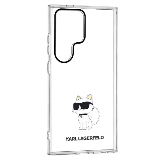 Skyddsfodral för Samsung Galaxy S24 Ultra S928, Karl Lagerfeld, IML Luxury Choupette, Transparent