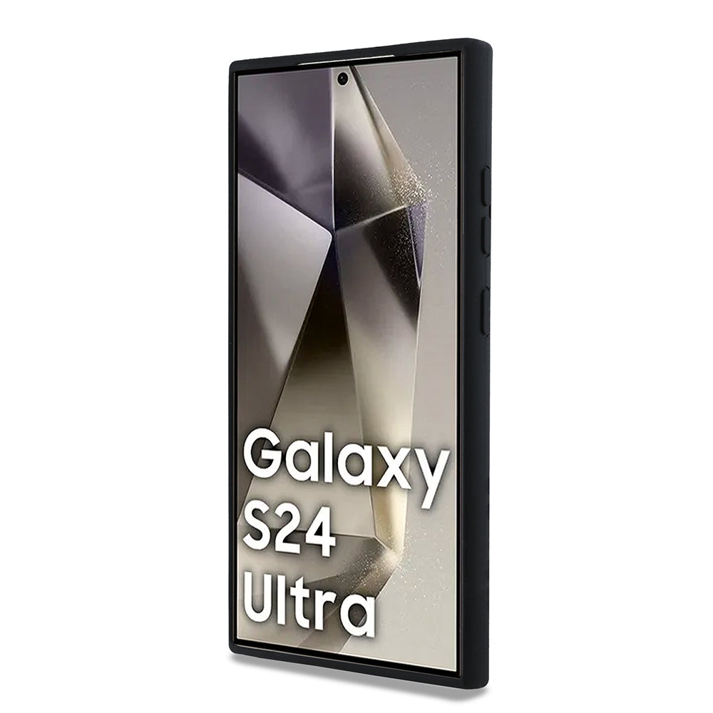 Skyddsfodral för Samsung Galaxy S24 Ultra S928, Karl Lagerfeld, Silikon Karl & Choupette, Svart
