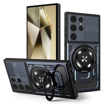 Fodral för Samsung Galaxy S24 Ultra S928, Techsuit, RuggedCam, Blå