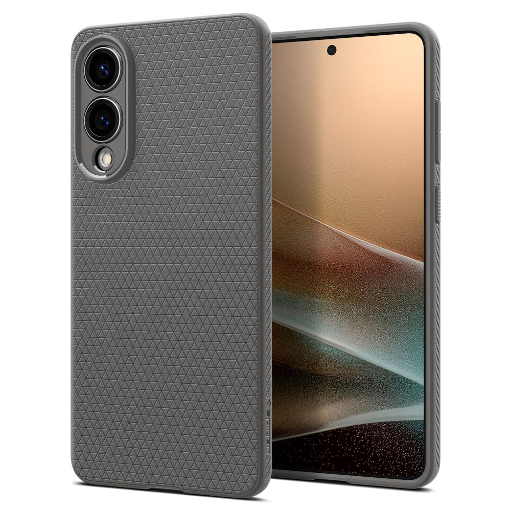 Fodral för Samsung Galaxy S25 Edge S937, Spigen, Liquid Air, Grå