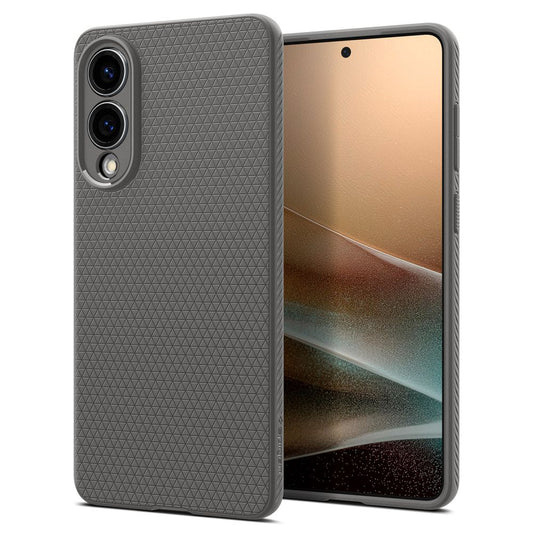 Fodral för Samsung Galaxy S25 Edge S937, Spigen, Liquid Air, Grå