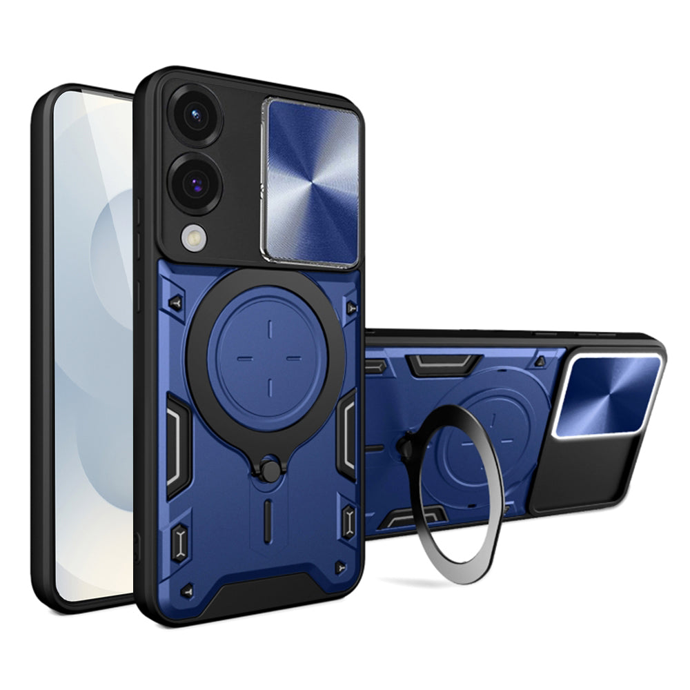 Fodral för Samsung Galaxy S25 Edge S937, Techsuit, CamGuard Pro, Blå