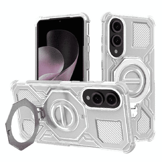 Fodral för Samsung Galaxy S25 Edge S937, Techsuit, Carbon Shield Pro, Vit