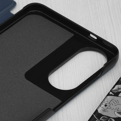 Fodral för Samsung Galaxy S25 Edge S937, Techsuit, eFold, Mörkblå
