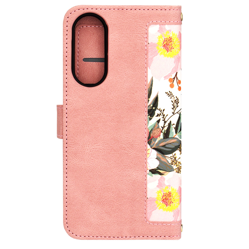 Fodral för Samsung Galaxy S25 Edge S937, Techsuit, FlipCraft, Rosa