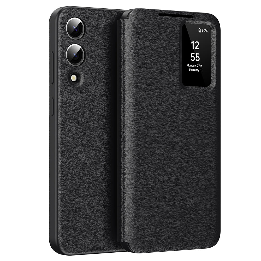 Fodral för Samsung Galaxy S25 Edge S937, Techsuit, SmartView, Svart