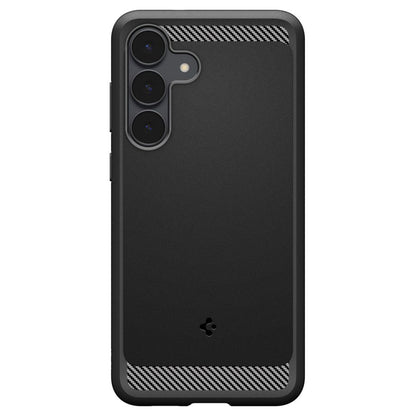 Skyddsfodral för Samsung Galaxy S25 FE, Spigen, Rugged Armor, Mattsvart ACS10025