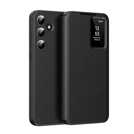 Fodral för Samsung Galaxy S25 FE, Techsuit, SmartView, Svart